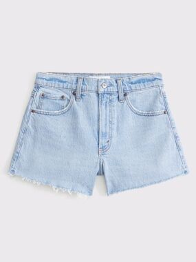 Abercrombie & Fitch High Rise 90s Cutoff Short
